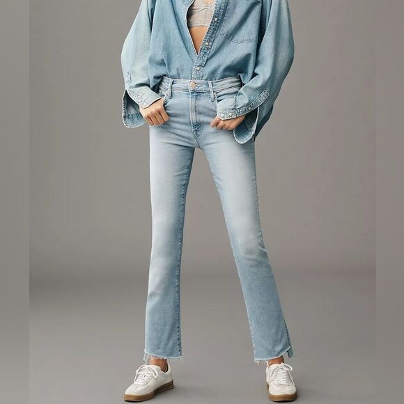 MOTHER | Insider Crop Step Frey Limited Edition Wash Size 32 Anthropologie - Picture 2 of 14